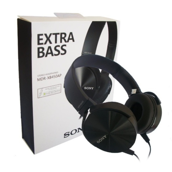 SONY MDR-XB450AP Stereo Headphone (Black) | Shopee Philippines