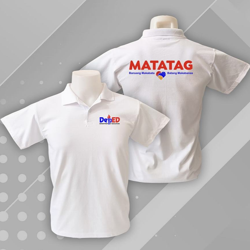 DepEd Matatag Polo Shirt Embroidered | Shopee Philippines