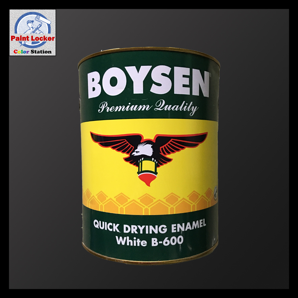 Boysen QDE Quick Drying Enamel White - 1 Liter | Shopee Philippines