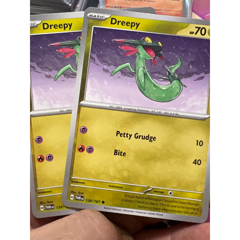 Dreepy - 128/167 - Common /Reverse holo Twilight Masquerade Pokemon TCG |  Shopee Philippines