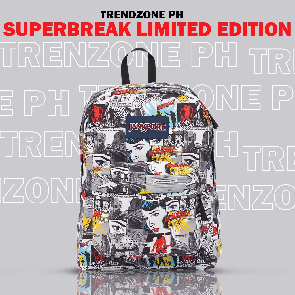 Jansport comic book backpack best sale