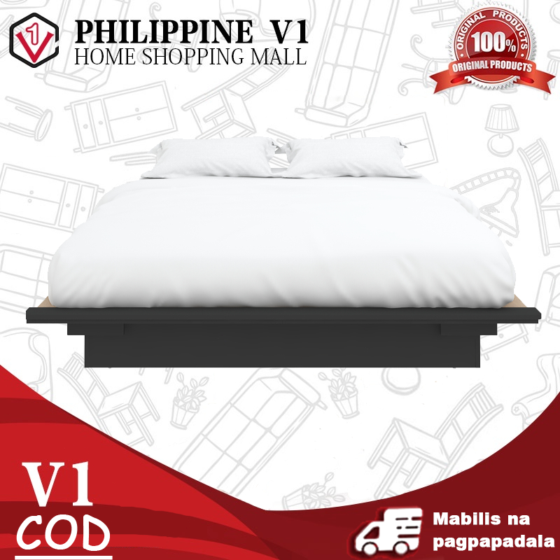 Philippines V1 Modern Simple Japanese Bed Double Bed 3Color Easy to