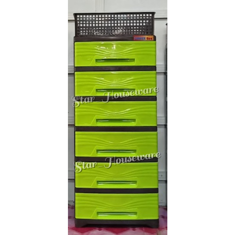 UNI-LUCKY 6 LAYER DRAWER POWER BOX ULTIMATE DRAWER WITH TRAY (#399-6L ...