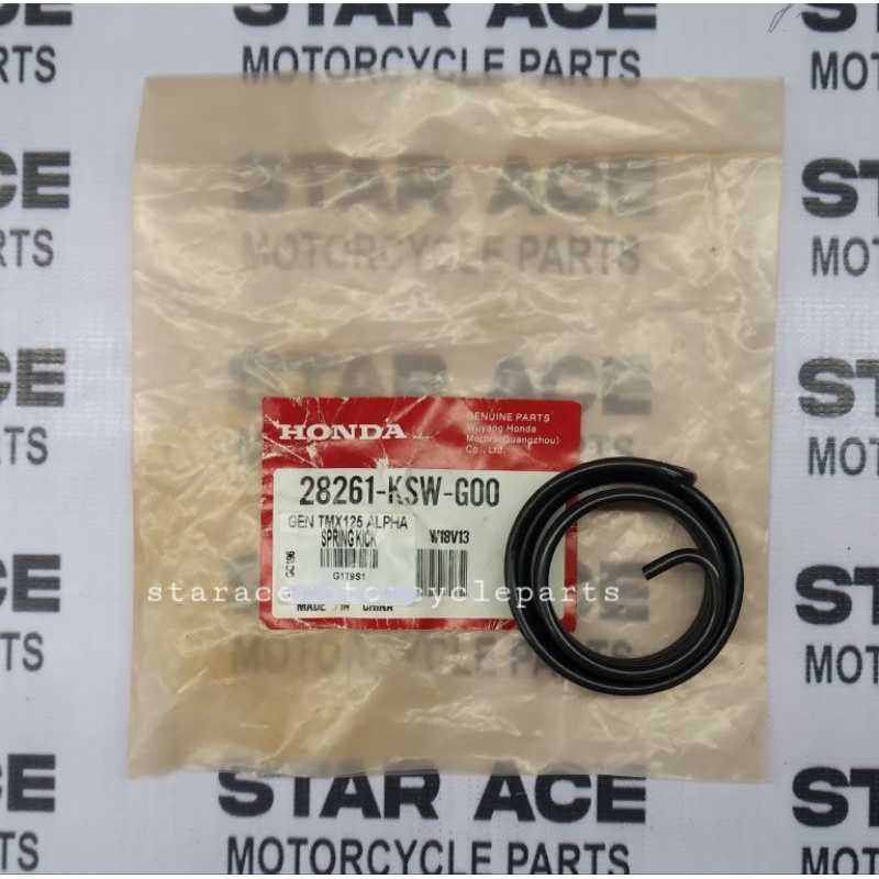 HONDA TMX125 ALPHA KICK SPRING PART # 28861-KSW-G00 GENUINE PARTS BRAND ...
