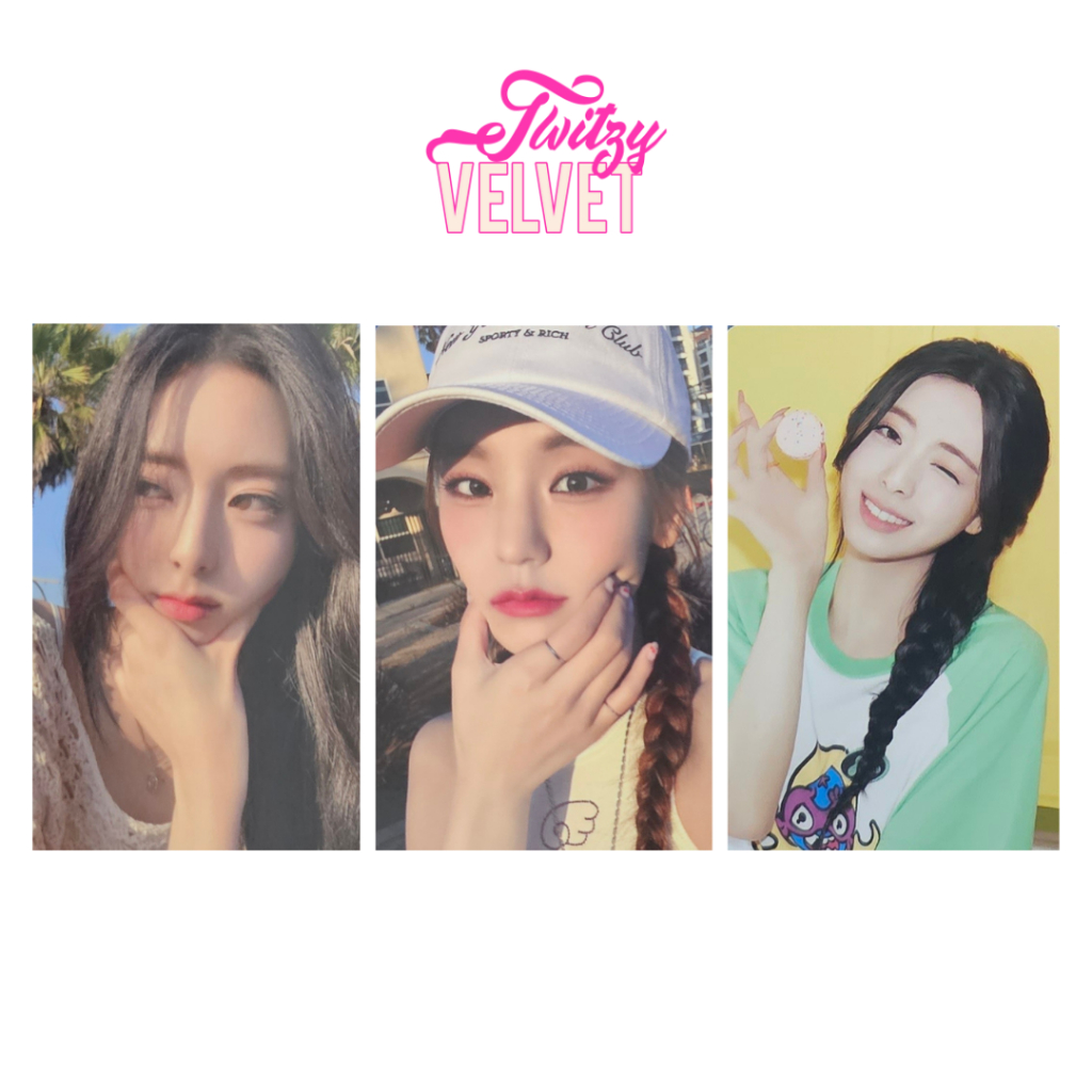 OFFICIAL Itzy Season's Greetings 2024 Photocards Tingi Yeji Lia