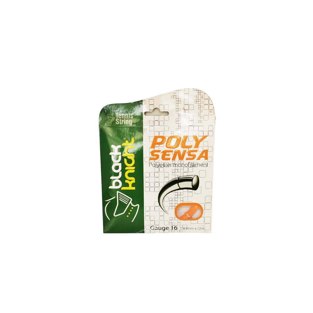 Black Knight Poly Sensa Tennis String Neon Orange 16g | Shopee Philippines