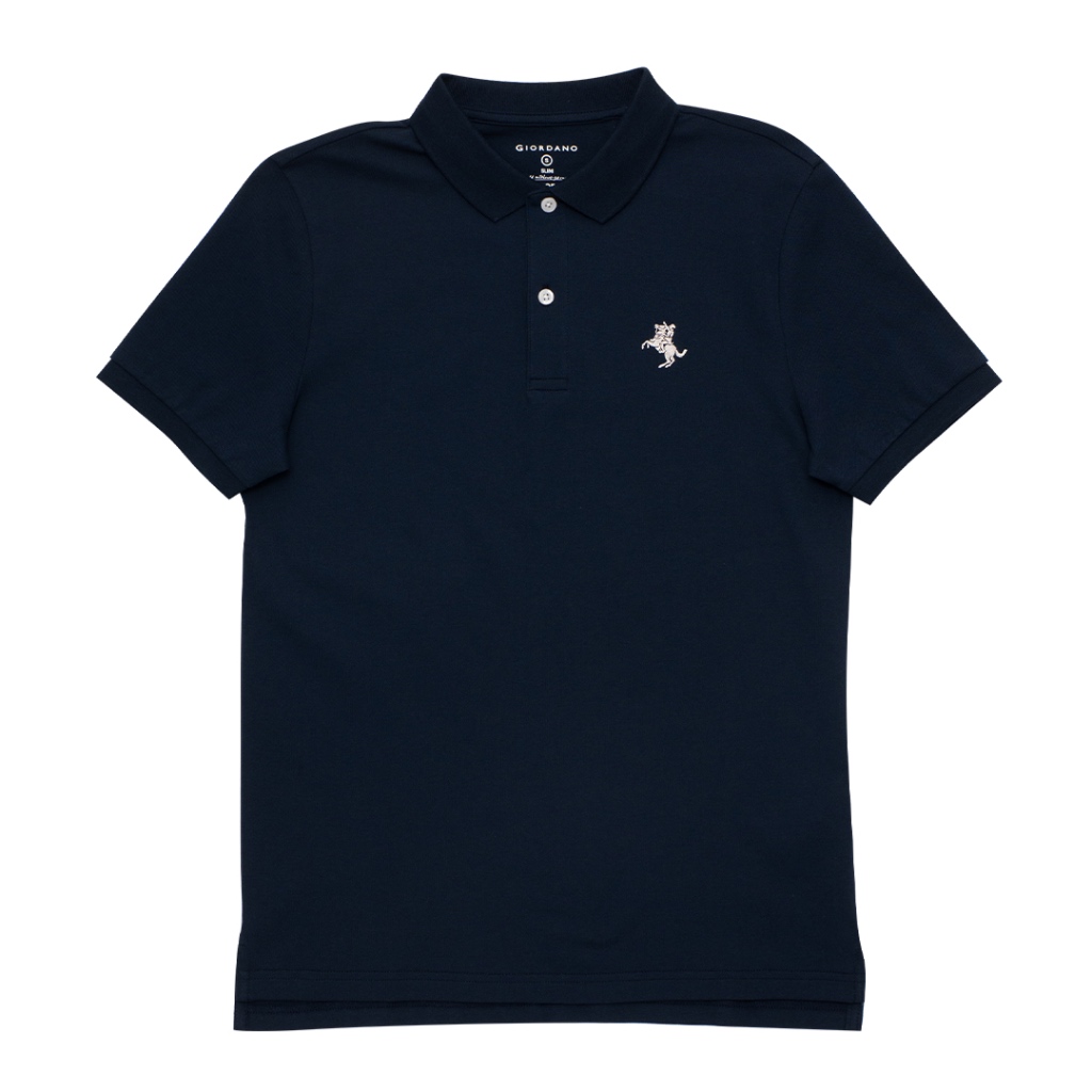 GIORDANO Men's Small Napoleon Antimicrobial Polo (01011251) - 89 - New ...
