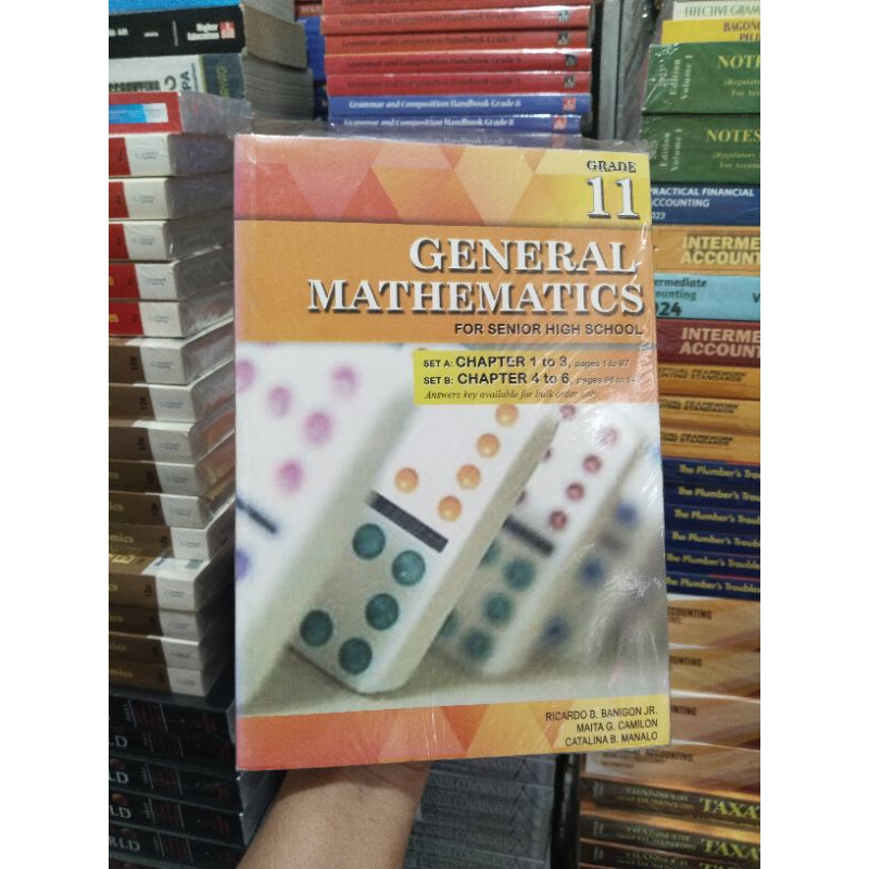 GENERALS MATHEMATICS FOR SENIOR HIGH SCHOOL ( GRADE 11 ) | Shopee ...