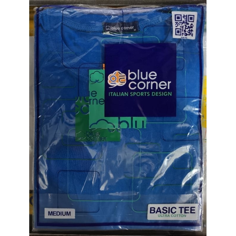 Blue Corner Plain Round Neck T - Shirt Aqua Blue | Shopee Philippines