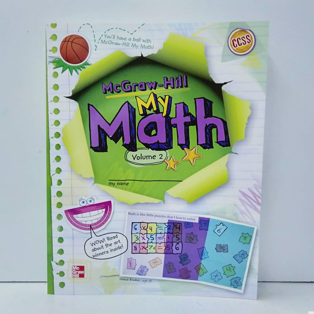 My Math, Grade 4, Vol. 2 By McGraw-Hill - Used Good Condition (Study Guide)