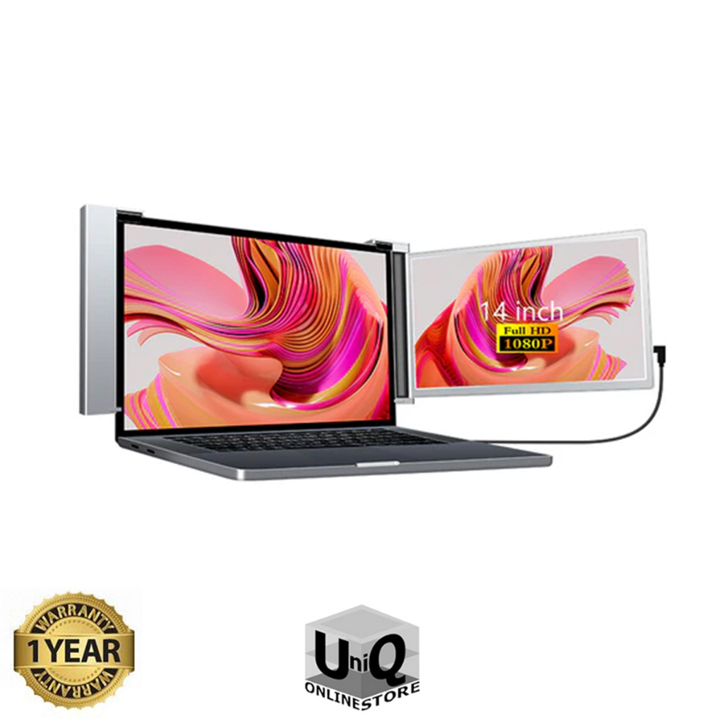 Idea S14 Portable Dual-Screen Monitor (laptop not included), 14 inch ...