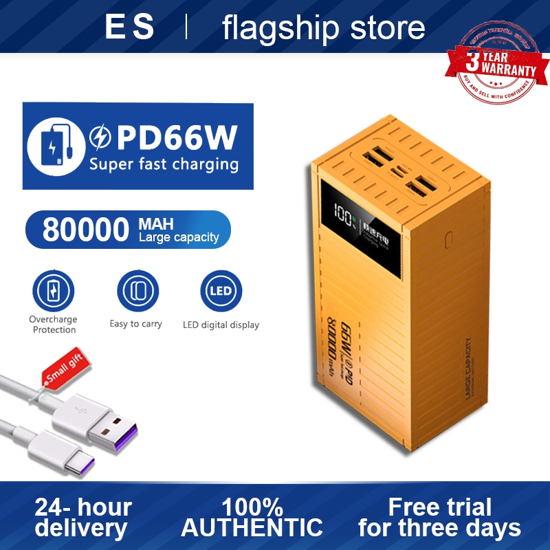 66W Polymer Lithium Battery Power Bank Original Branded Fast Charging ...