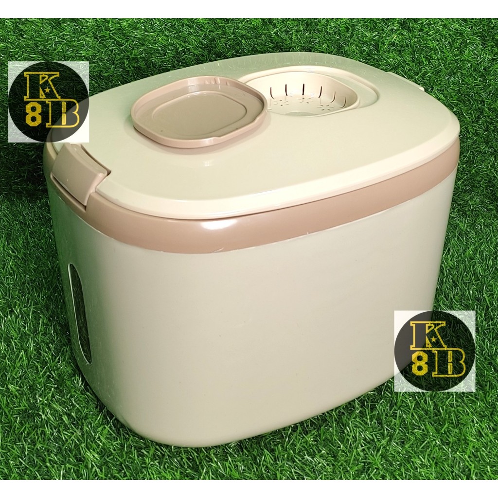 12kgs Clean Club Rice Guard/Rice Dispenser with Rice Measuring Cup ...