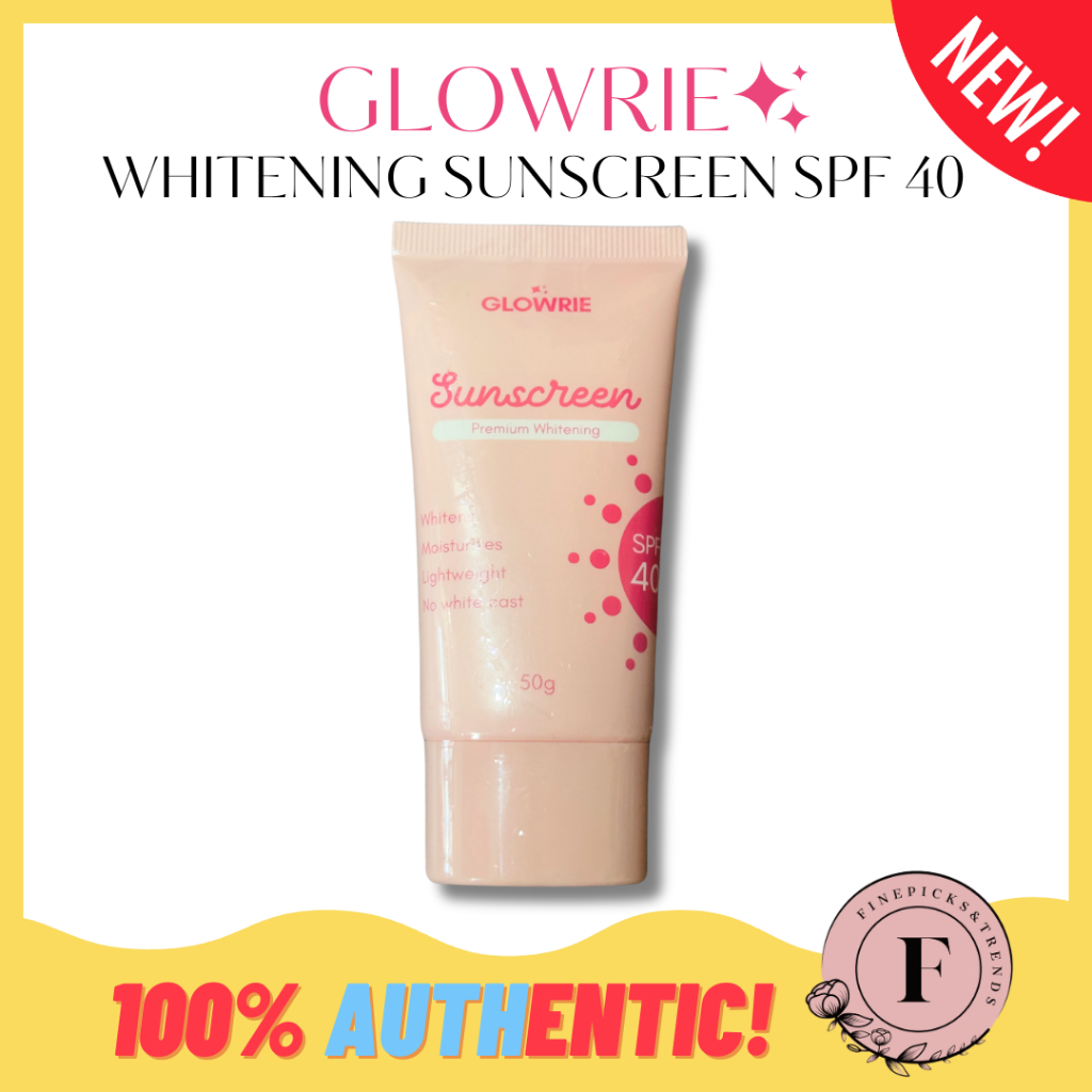 ORIGINAL GLOWRIE - Sunscreen SPF40 for Whitening & Glowing Skin with ...