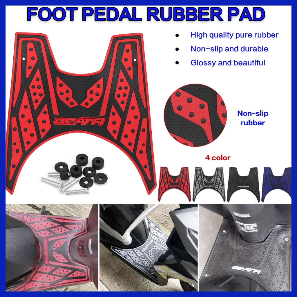 Motorcycle Rubber Matting Honda Click Rubber Footboard Matting With ...