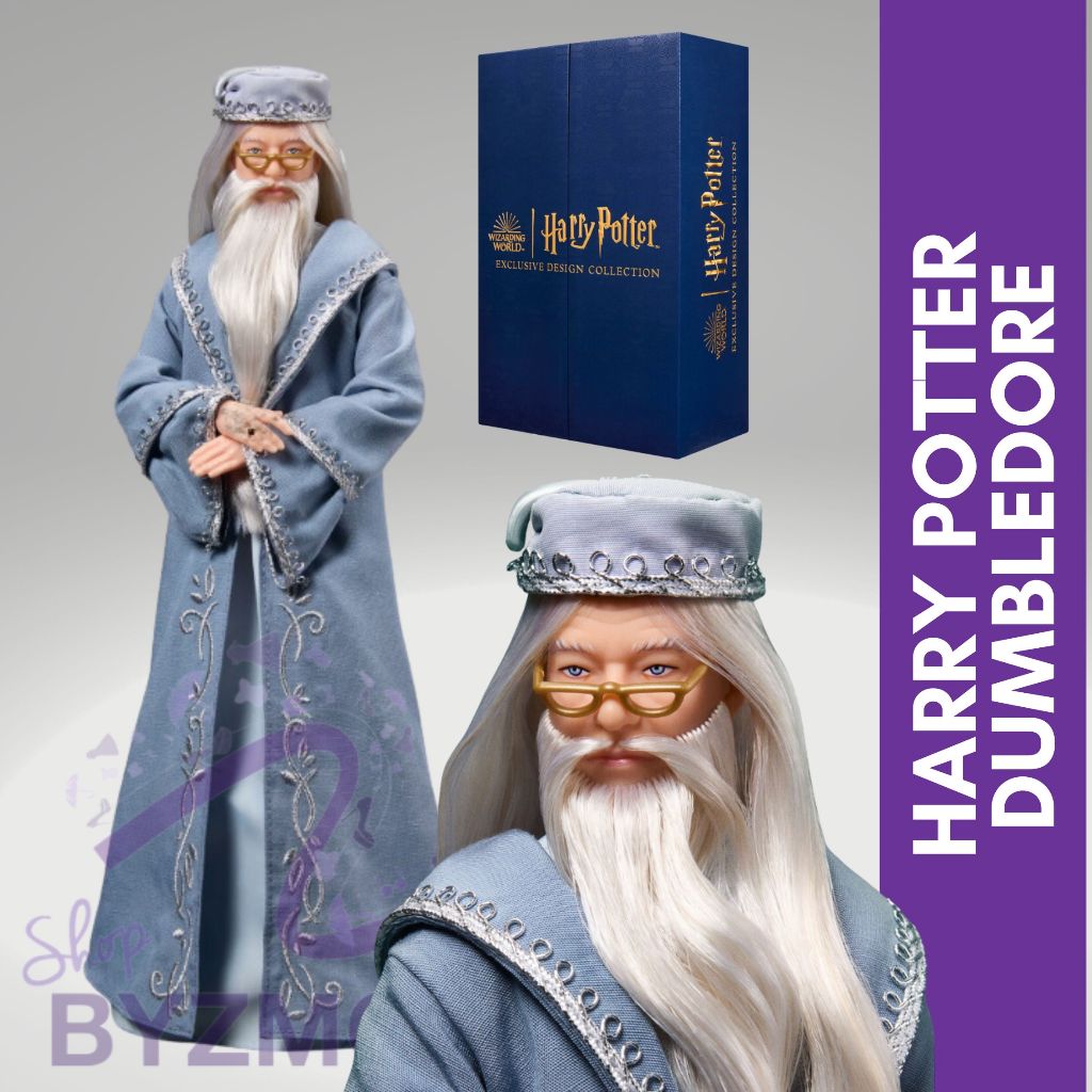 Harry Potter Design Collection Albus Dumbledore Doll Barbie Sized Mattel Shopee Philippines