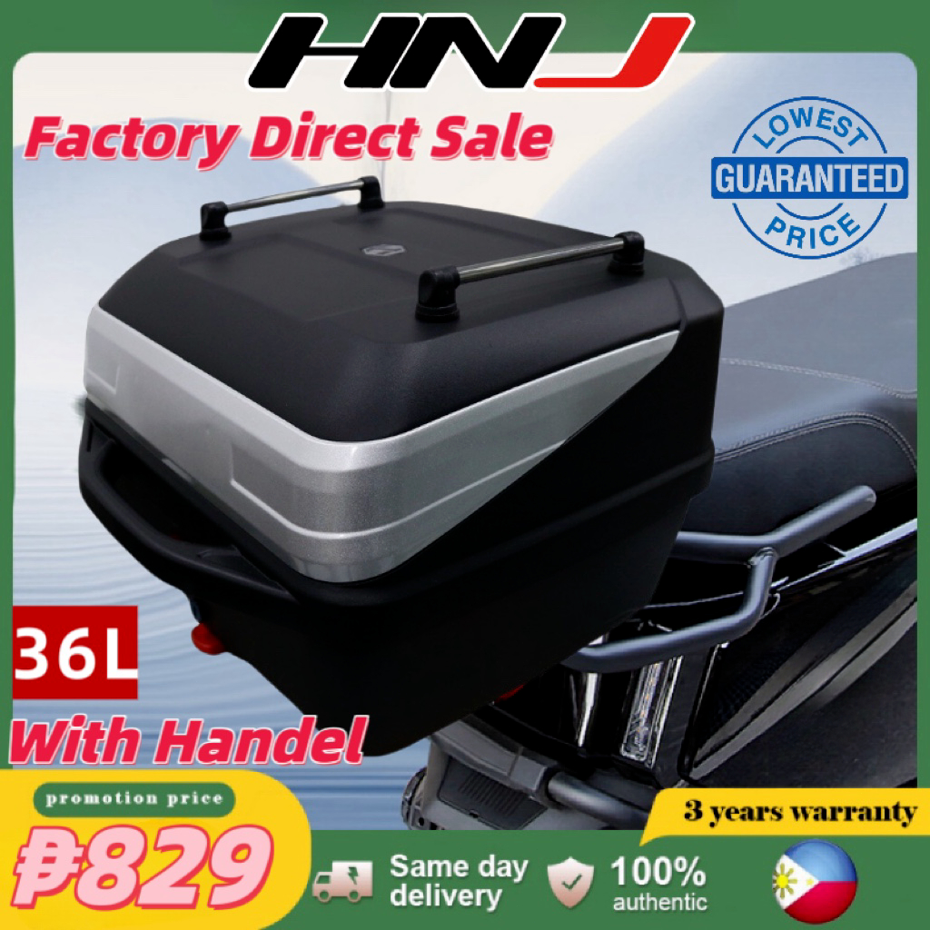HNJ Motorcycle Compartment Box Rear Luggage Container Top Tail Trunk ...