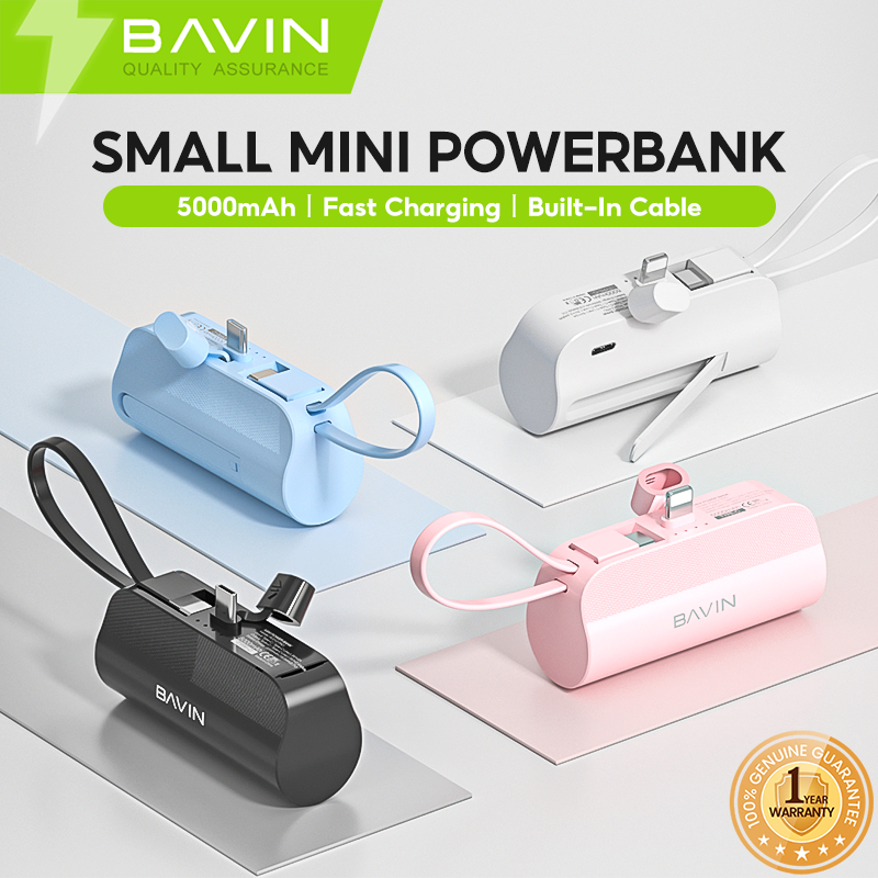 Bavin Pc012   Pc013 5000mah Mini Fast Charging Portable Power Bank 