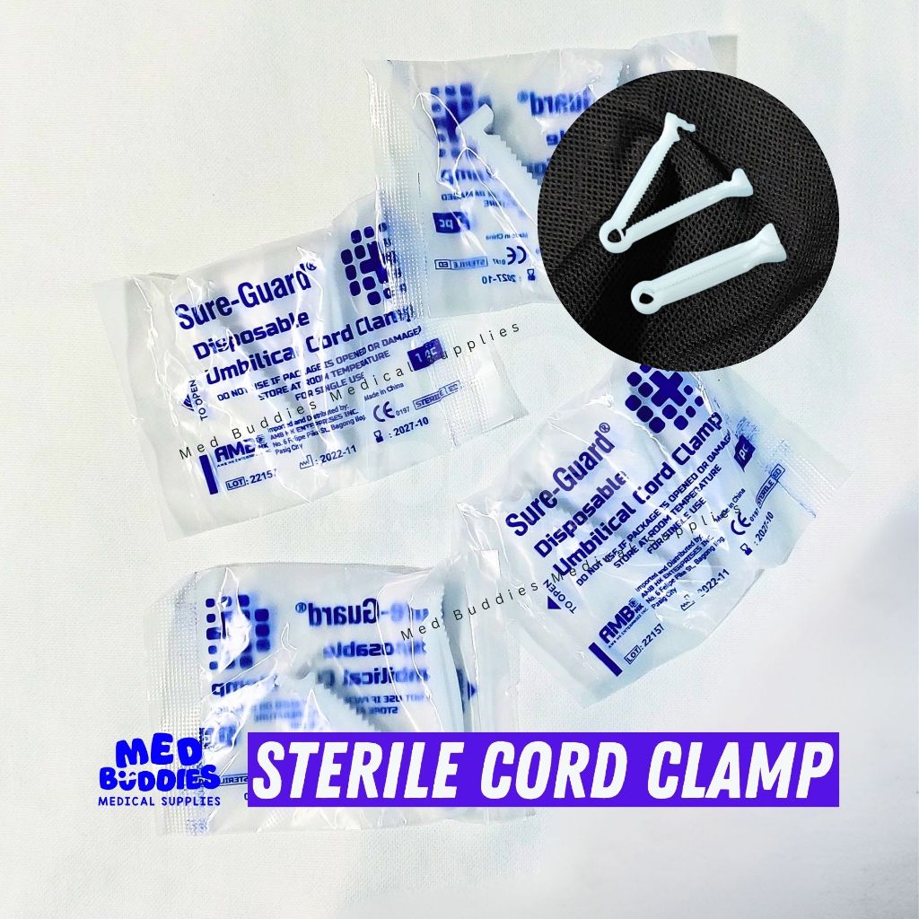 Umbilical Cord Clamp | Sterile Disposable Pedia Clamps | Sure-Guard ...