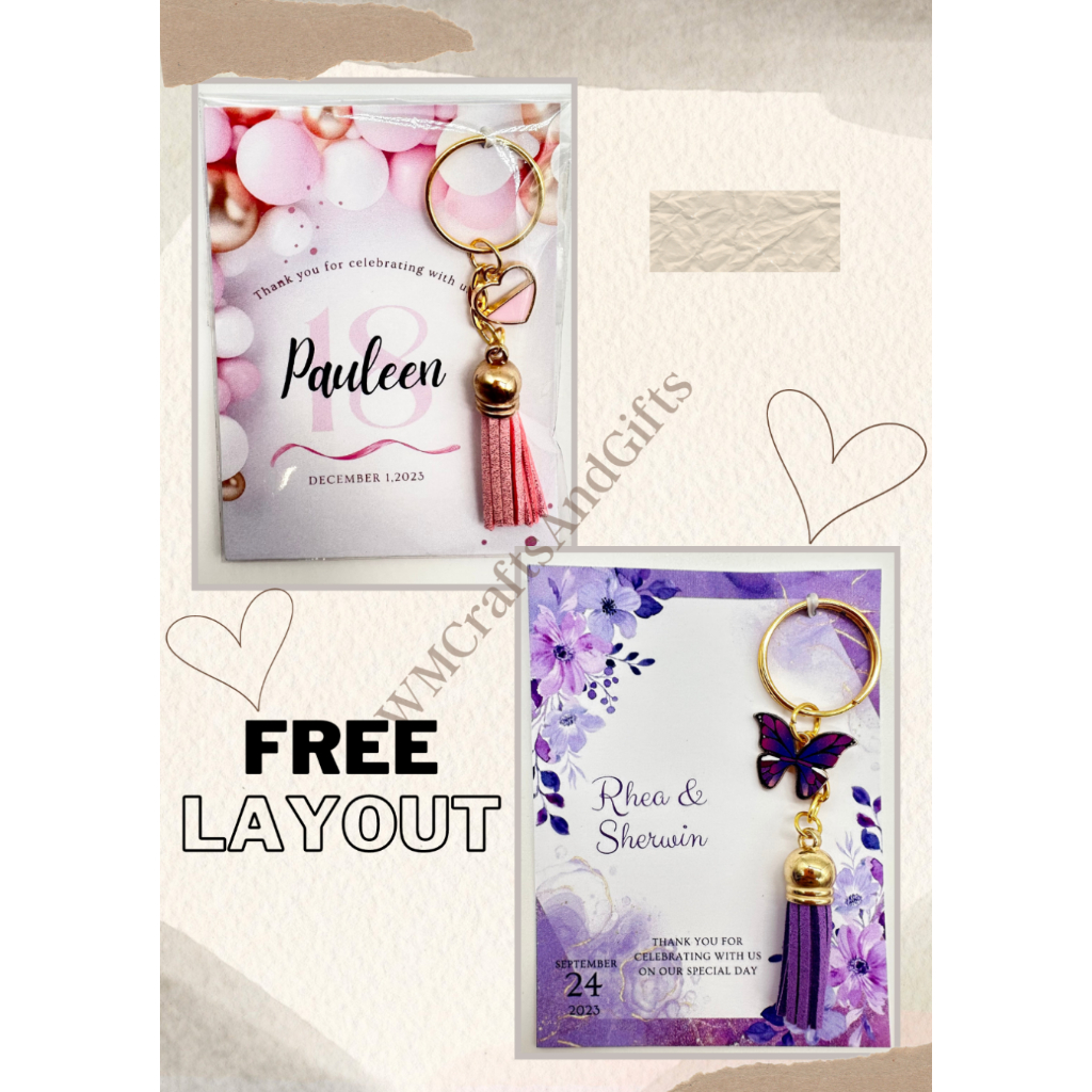 FREE LAYOUT - SOUVENIRS AND GIVEAWAYS FOR BIRTHDAY, BAPTISMAL, DEBUT ...