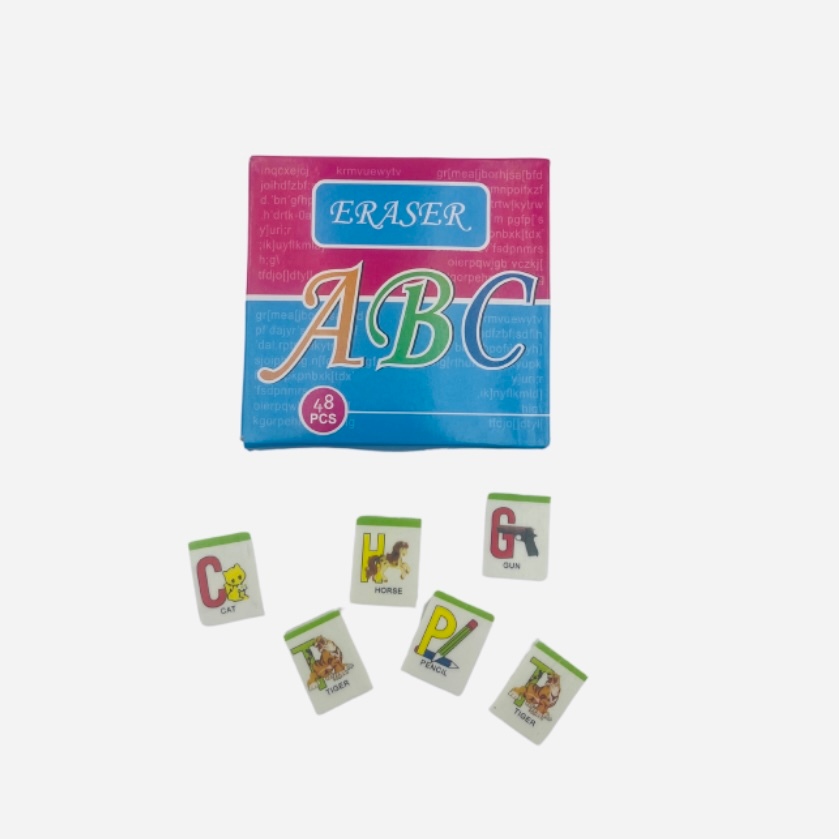 ABC Pencil Eraser 48pcs Per Box | Shopee Philippines