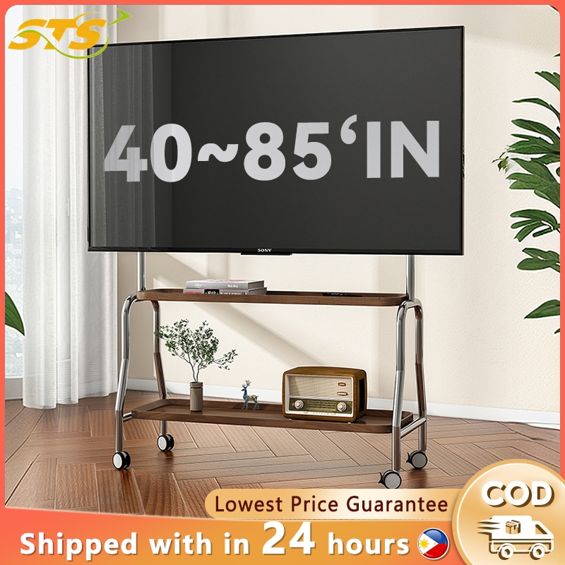 TV floor stand living room bedroom stainless steel mobile storage rack ...