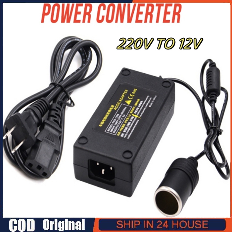 AC DC Adapter Car Charger Adapter Inverter 220V To 12V Air Compressor ...