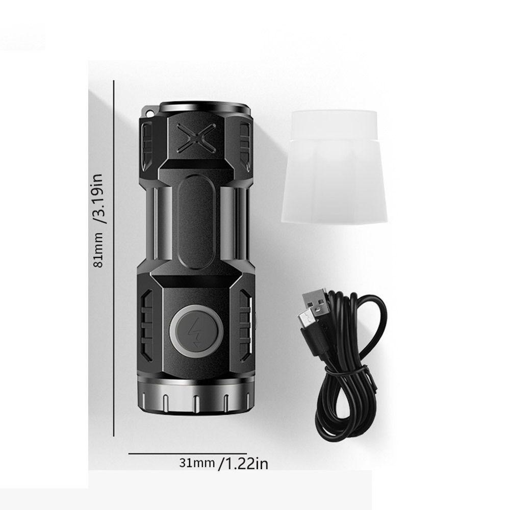 BL-S78A New Ultra Powerful Flashlight 8*LED Mini Super Bright Torch USB ...