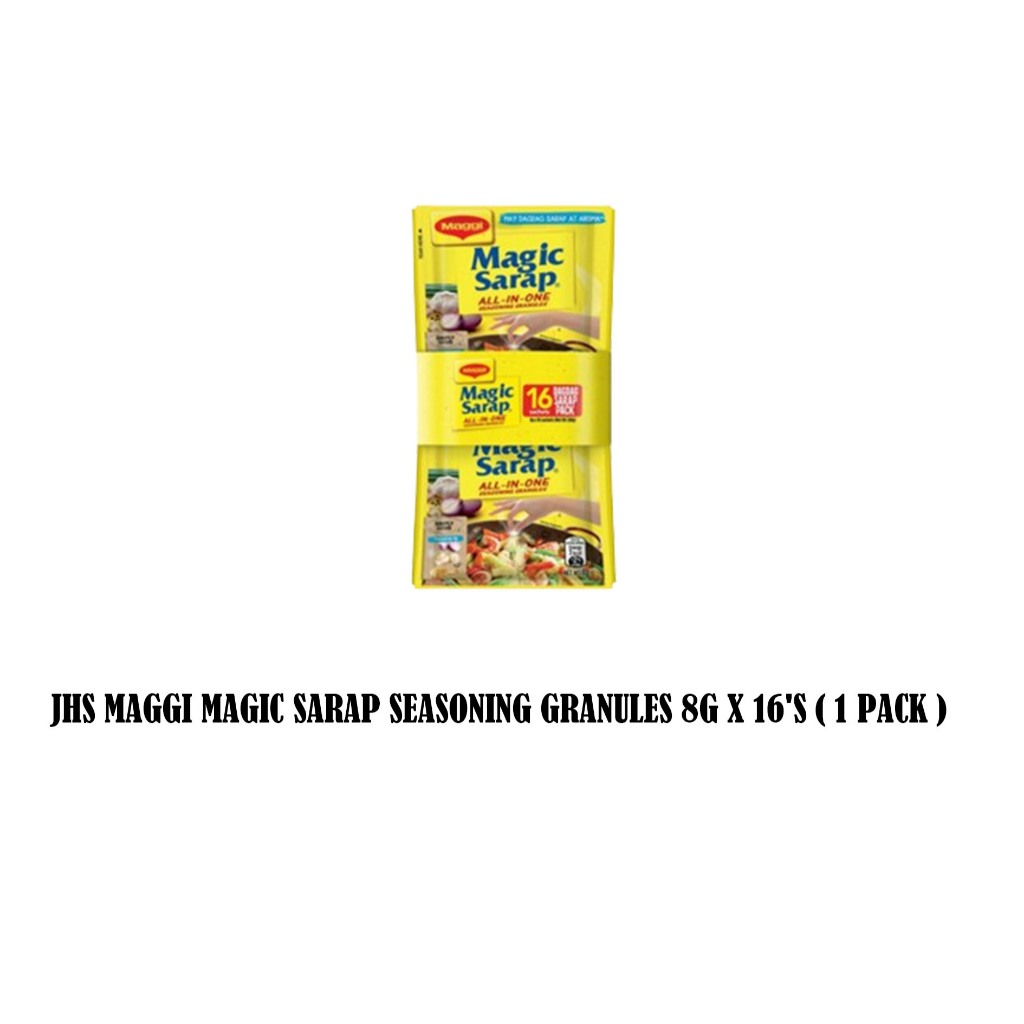 Jhs Maggi Magic Sarap Seasoning Granules 8g X 16s 1 Pack Shopee