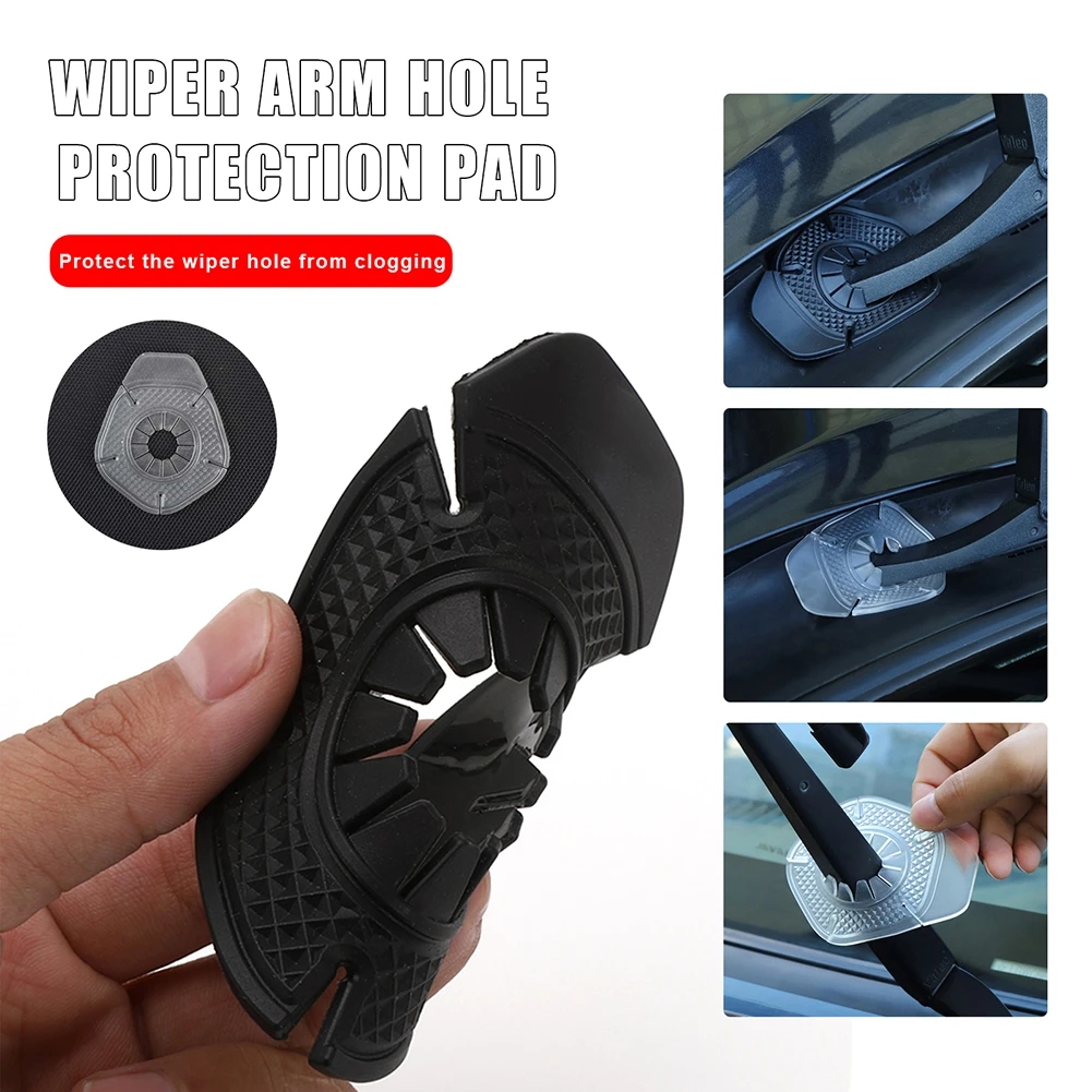 1Pc Car Wiper Hole Protective Cover/Silicone Windshield Wipers Bottom Pads A4 Shopee Philippines