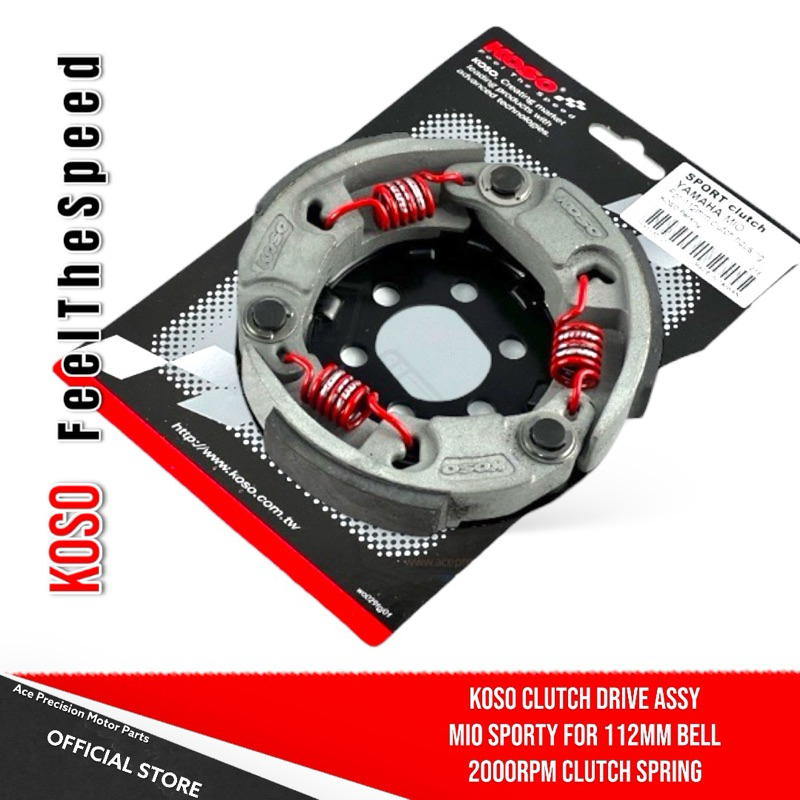 KOSO CLUTCH DRIVE ASSY MIO SPORTY FOR 112MM CLUTCH BELL Shopee