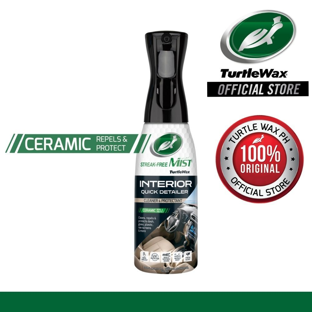 Turtle Wax Interior Detailer Cleaner and Protectant Streak Free Mist