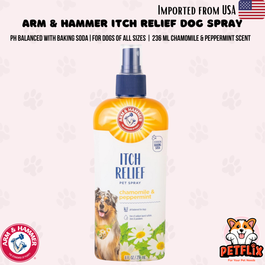 Arm & Hammer for Pets Itch Relief Spray for Dogs with Baking Soda