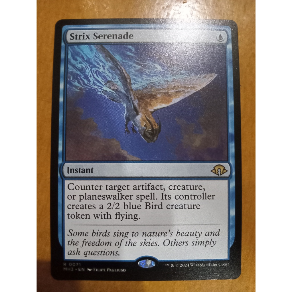 MTG Strix Serenade Rare Modern Horizons 3 MH3 Magic the Gathering ...