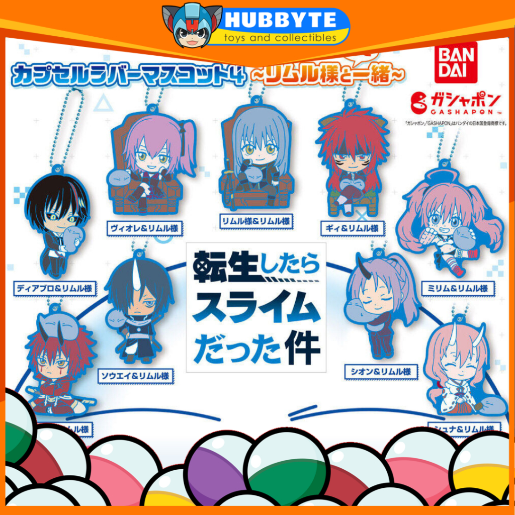 Bandai - That Time I Got Reincarnated as a Slime Capsule Rubber Mascot ...