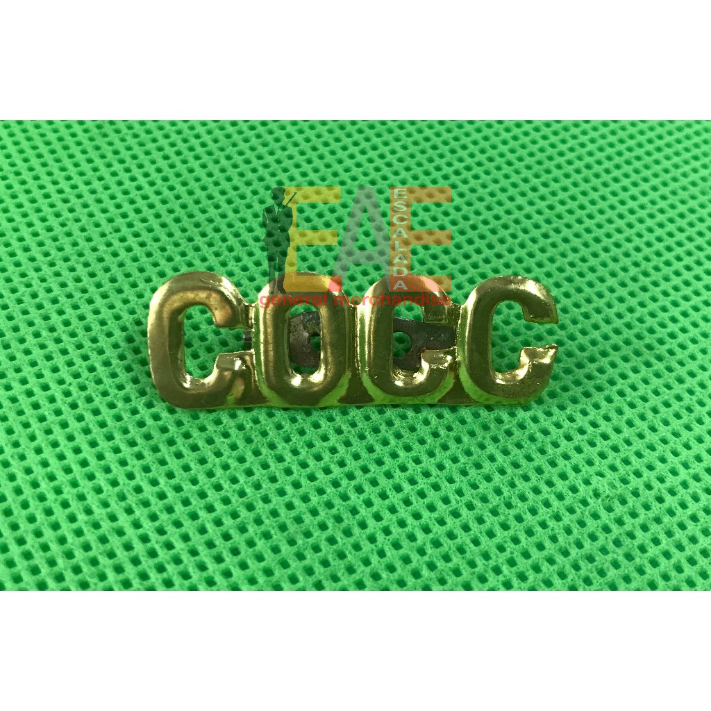 Student COCC and CAT Pins (Gold) | Shopee Philippines