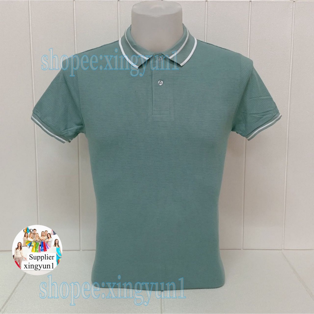 fashion family couple polo shirt uniform stretch cotton plain style 14colors LKH LKJ Shopee Philippines