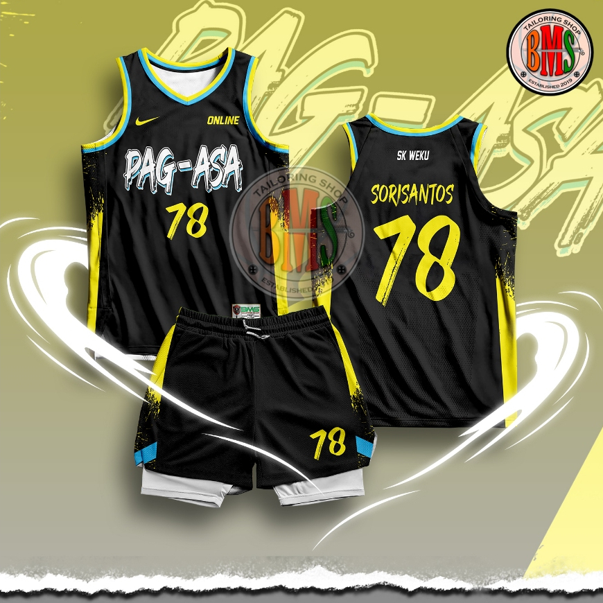 CUSTOMIZED JERSEY (PAG ASA YELLOW) (CUSTOM JERSEY NAME/SURNAME/NUMBER ...