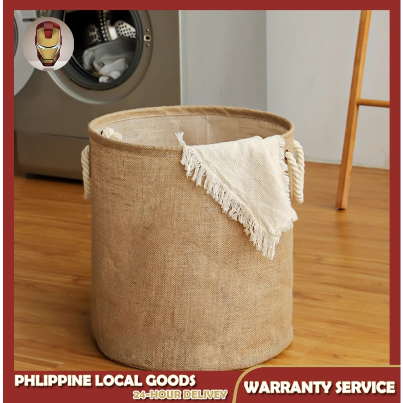 FoDuoDuo Foldable Laundry Basket – Woodland Bear Design, 16.5x16.5x17.3 Inches With Handles - View #4