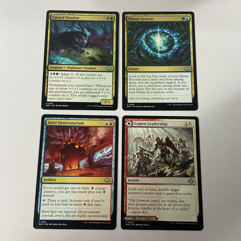 CURSED WOMBAT PLANAR GENESIS IZZET GENERATORIUM LEGION LEADERSHIP | MH3 ...