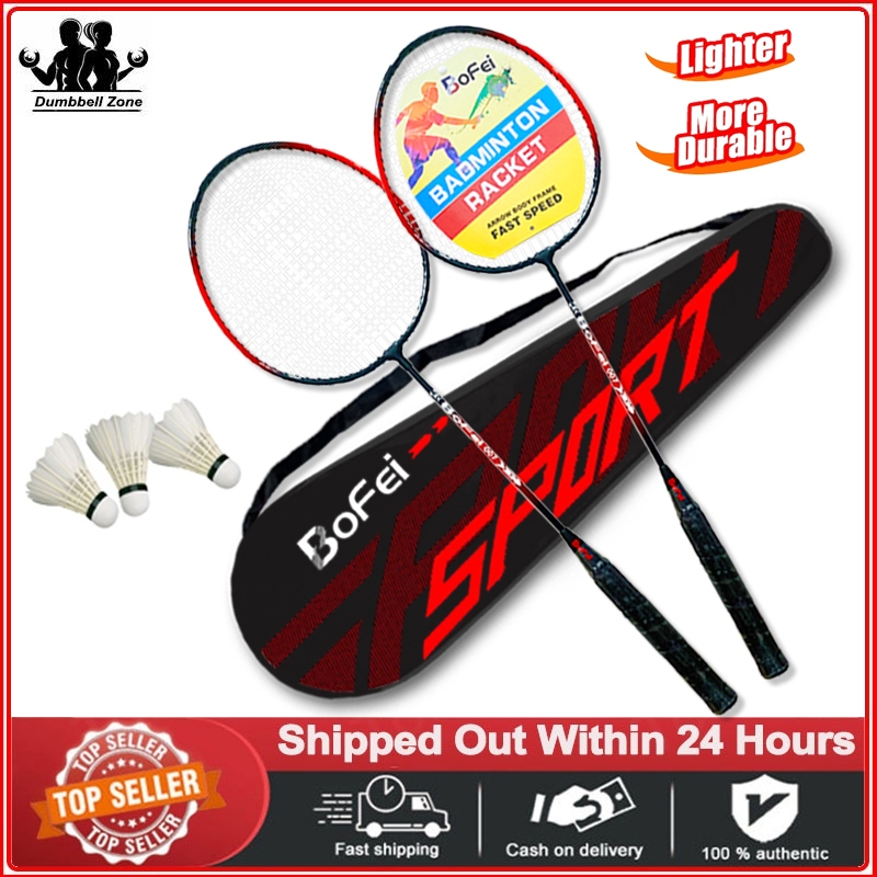 Badminton Set With 6Pcs Professional Sports Badminton Racket Fitness ...