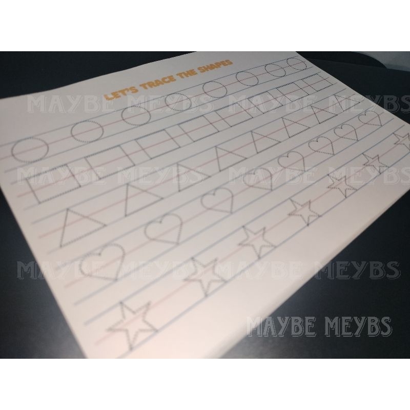 TRACING PAD (shapes only) | Shopee Philippines