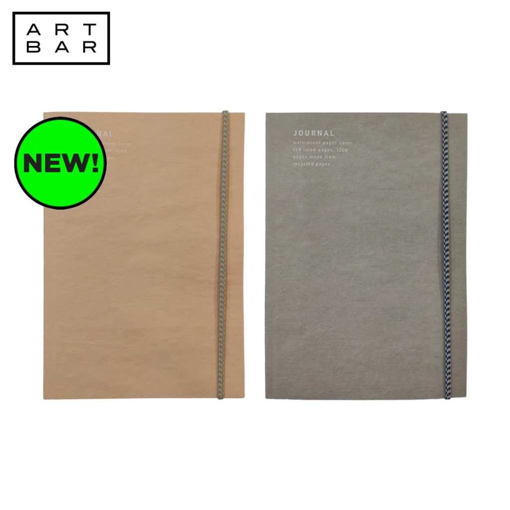Waterproof Paper Cover Journal 128 Pages Ruled Waterproof Paper with ...