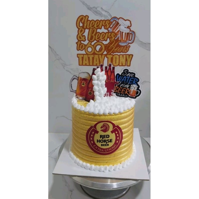 REDHORSE Printable Cake Topper / CUSTOMIZED | Shopee Philippines