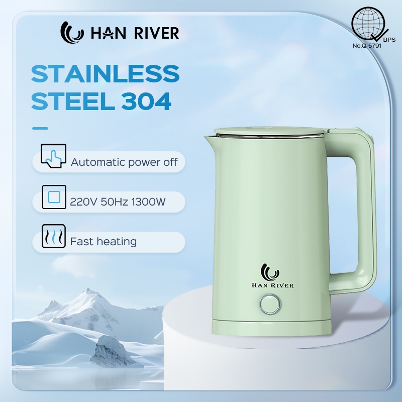 HAN RIVER Electric Kettle 2.3L Stainless Steel Automatic Power-off ...