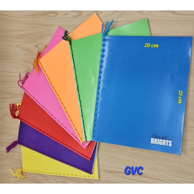 Sprint Brights University Notebook with Yarn ( Big Notebook), Plain ...