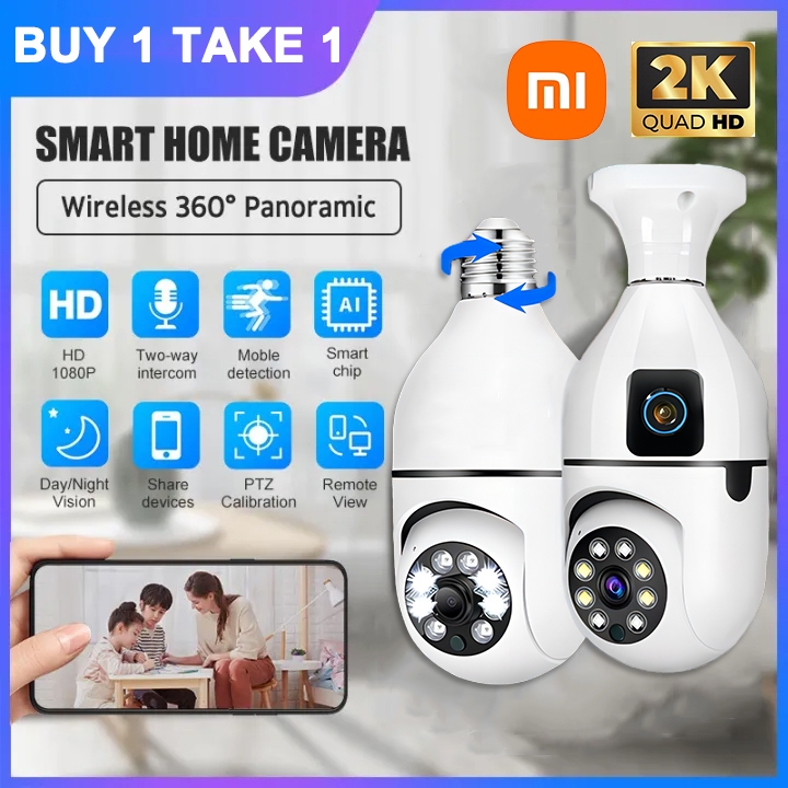 BUY 1 TAKE 1 Xiaomi V380 Pro CCTV Camera No Wifi Needed Wireless Auto ...