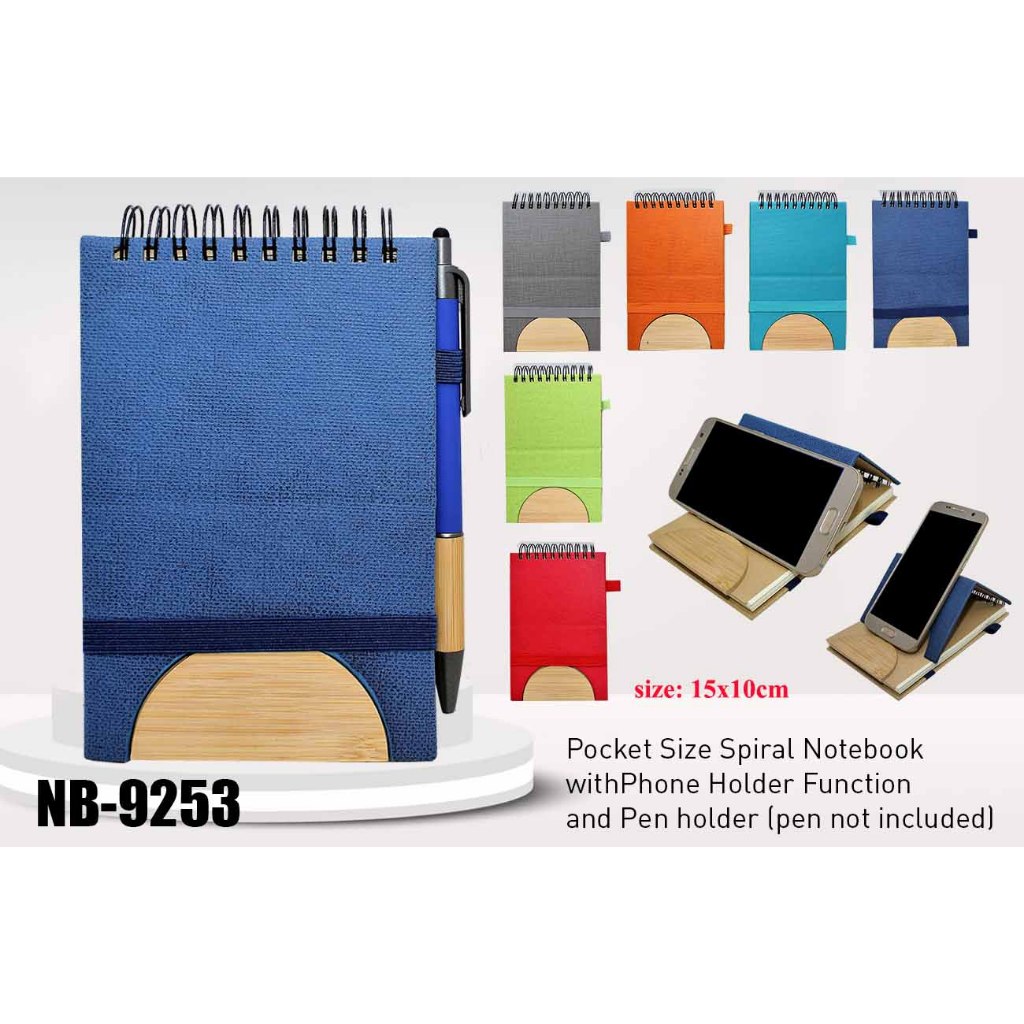 Eco Friendly Notepad with Bamboo Mobile Stand (pen not included) NB ...