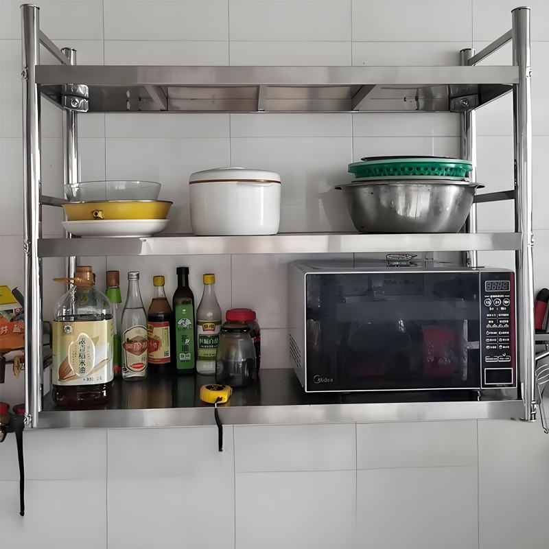 Hanging Stainless Kitchen Organizer Storage Rack Stainless Steel ...
