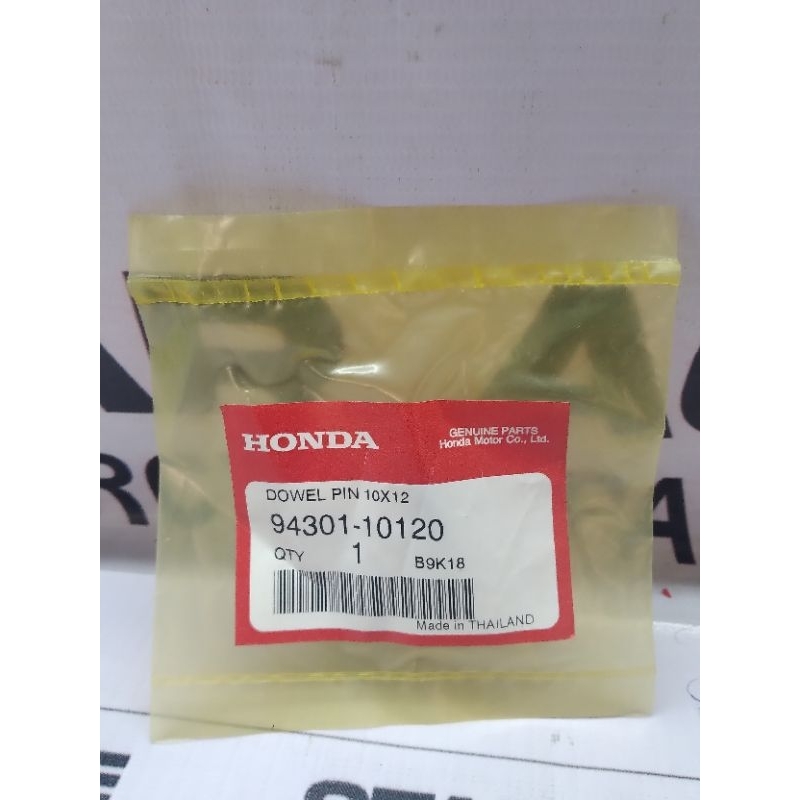 Honda Genuine Pin A, Dowel (10X16) - 94301-10160